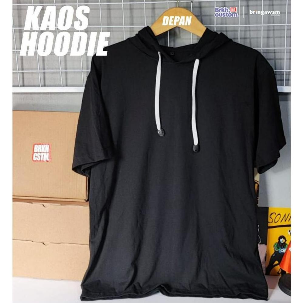 Terlaris Kaos Hoodie Polos Kaos Hoodie Ts