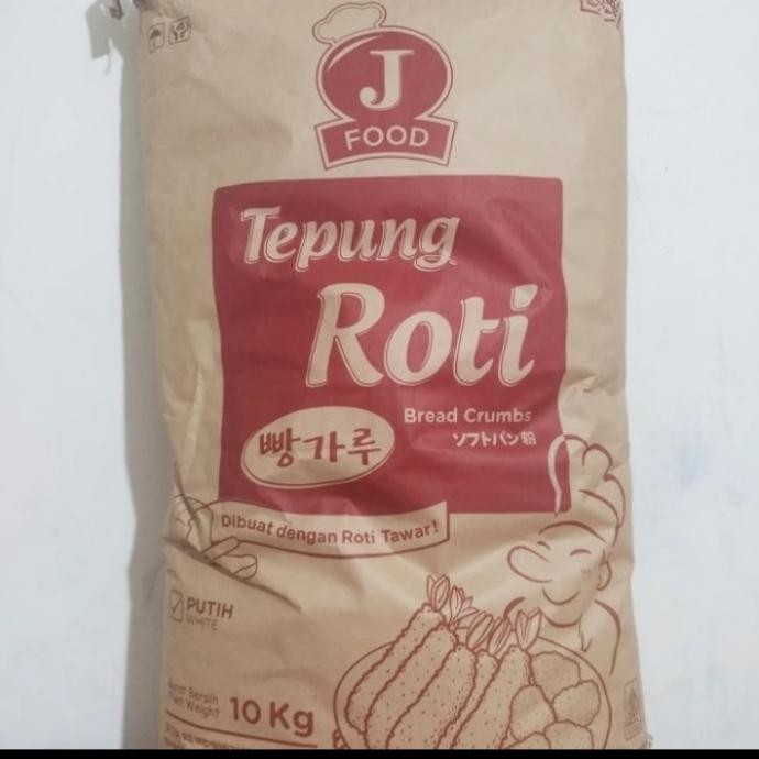 

j food TEPUNG ROTI BREADCRUMBS PUTIH 10kg LJ