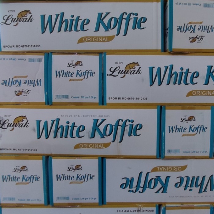 

Kopi Luwak White Coffee Original 1 Dus Isi 20 Renceng X 10 Sachets