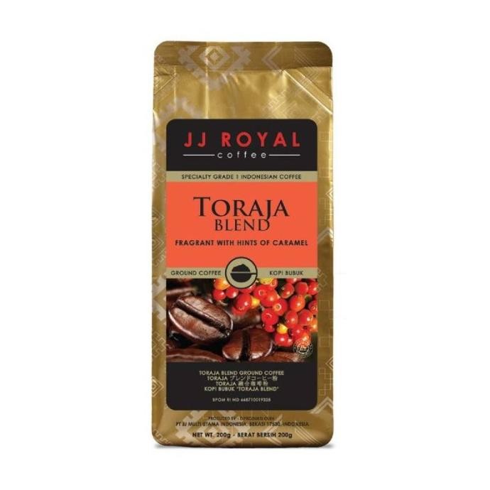

Coffee/Kopi Jj Royal Toraja Blend Ground Bag 200G