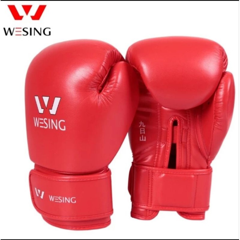 WESING Boxing GLOVES (Sarung Tinju)- Training - BLUE & RED
