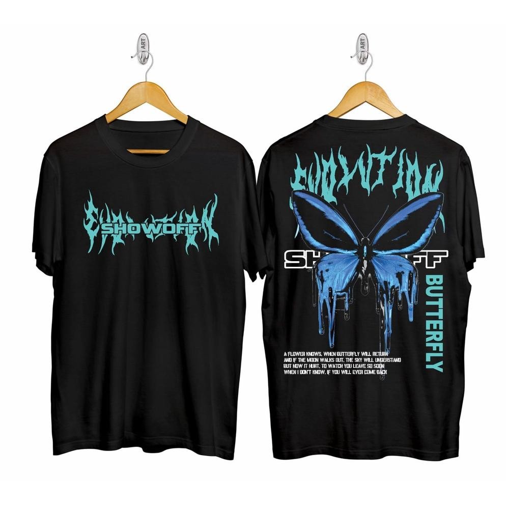 Viral Kaos Butterfly Kupu Kupu Kaos Motif Kupu Kupu Kaos Kupu Kupu Meleleh Kaos Showoff Kaos Distro 