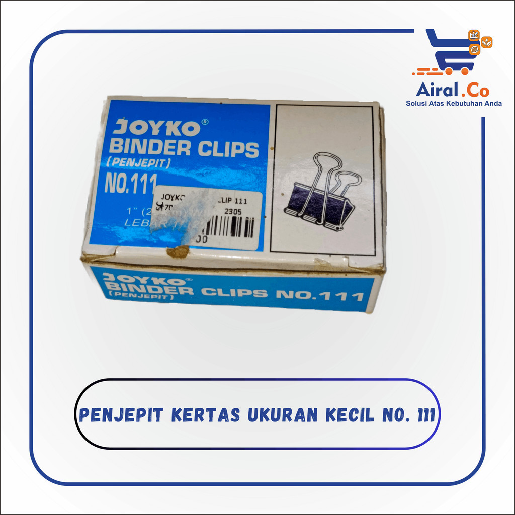 

Penjepit kertas Clips kecil no. 111 - Joyko
