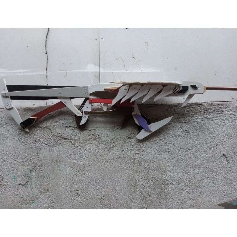 Hot Sale Mainan Tembakan Cicak Kayu Peluru Karet Model Mp40Cobra Pl30