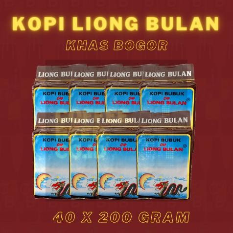 

Kopi Liong Bulan Khas Bogor Tanpa Gula 1 Bal/Dus/Kardus Isi 40 Buah