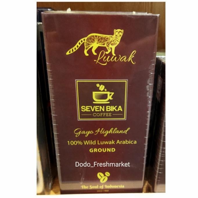 

Seven Bika Gayo Highland Luwak Arabica 100Gr