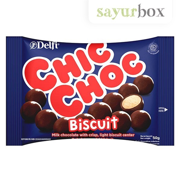 

Delfi Chocolate Chic Choc 40 - 50 gram Sayurbox