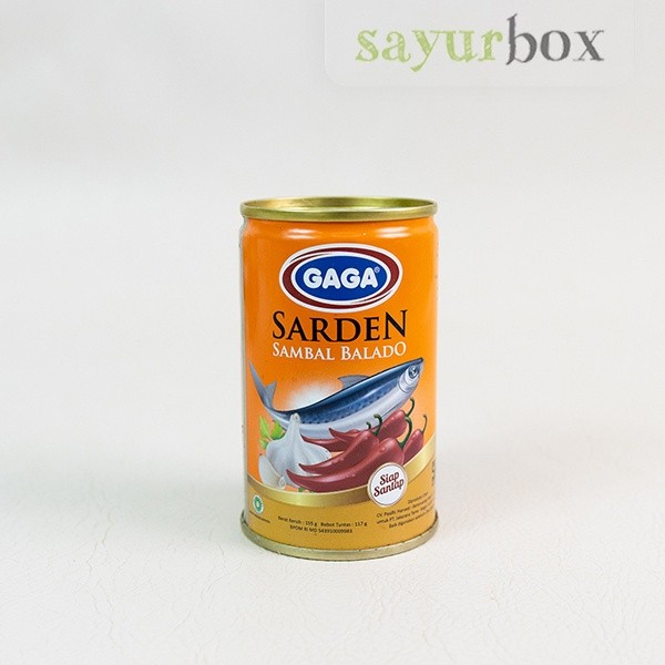 

Gaga Sarden Balado 155 gram Sayurbox