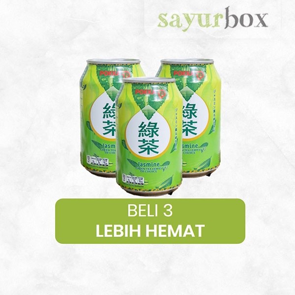 

Bundling - 3 x Pokka Drink Green Tea Jasmine Pet 300 ml Sayurbox