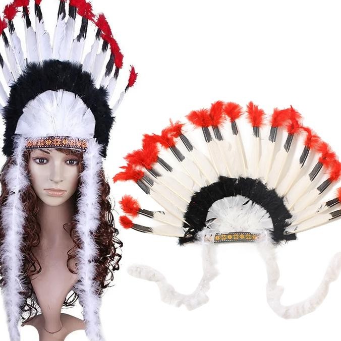 Topi Apache Indian Feather Headdress Indian Topi Afrika