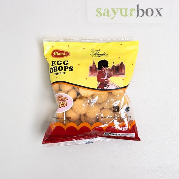 

Monde Egg Drops Biscuits 110 gram Sayurbox