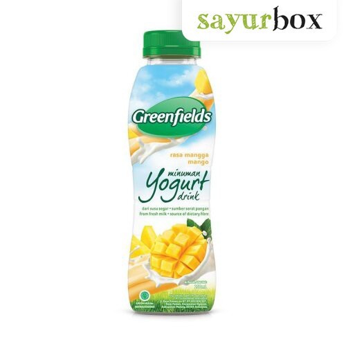 

Greenfields Yogurt Drink Mango Botol 250 ml Sayurbox