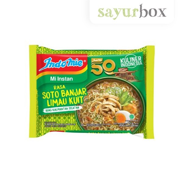 

Indomie Kuah Soto Banjar Limau Kuit 75 gram Sayurbox