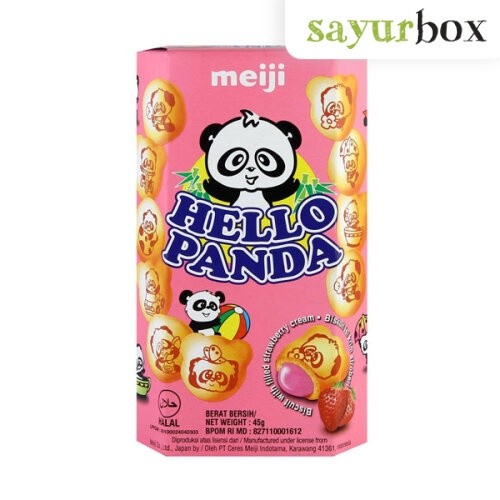 

Hello Panda Biskuit Strawberry 42- 45 gram Sayurbox