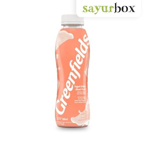 

Greenfields Yogurt Drink Mixed Fruit Botol 250 ml Sayurbox