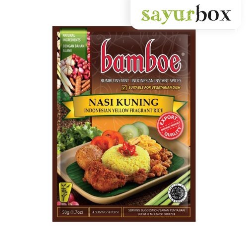 

Bamboe Bumbu Nasi Kuning 50 gram Sayurbox