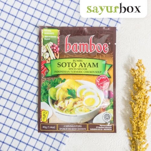 

Bamboe Bumbu Soto Ayam 40 gram Sayurbox