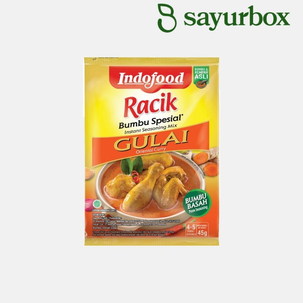 

Indofood Bumbu Gulai 45 gram Sayurbox