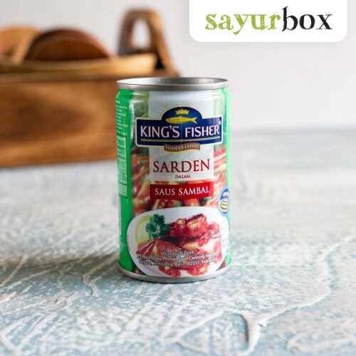 

Kings Fisher Sarden dalam Saus Sambal 155 gram Sayurbox