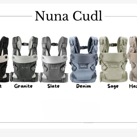 Nuna Cudl Baby Carrier / Gendongan Bayi Nuna