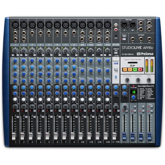 PreSonus StudioLive AR16c Hybrid Mixers pbm