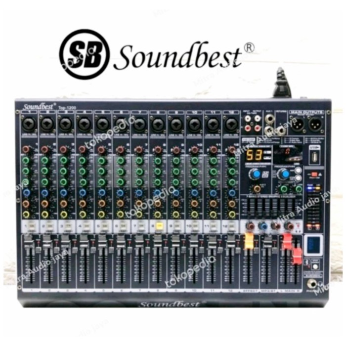 Mixer audio original bluetooth soundbest TOP1200 TOP 1200