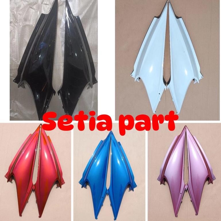 Premium Cover Body Belakang Beat Karbu Hitam Merah Biru Putih Full Set Bodi Halus Body Belakang Kana