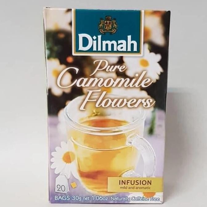 

READY STOCK DILMAH PURE CAMOMILE FLOWERS 20 BAGS / TEH DILMAH CHAMOMILE FLOWER !!!!!