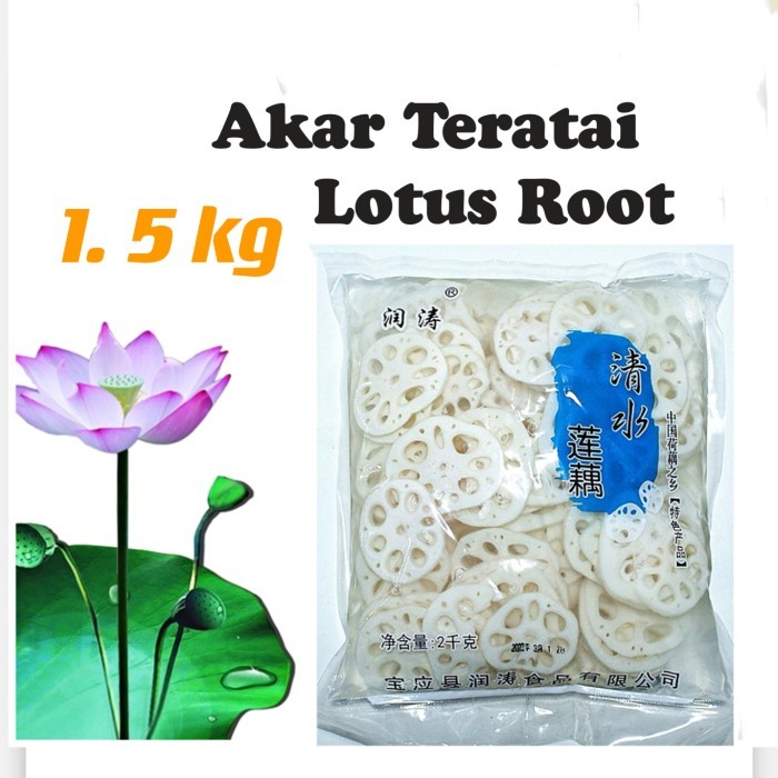 

Ready Akar Teratai Lotus Root Mentah Lian Ou Pian