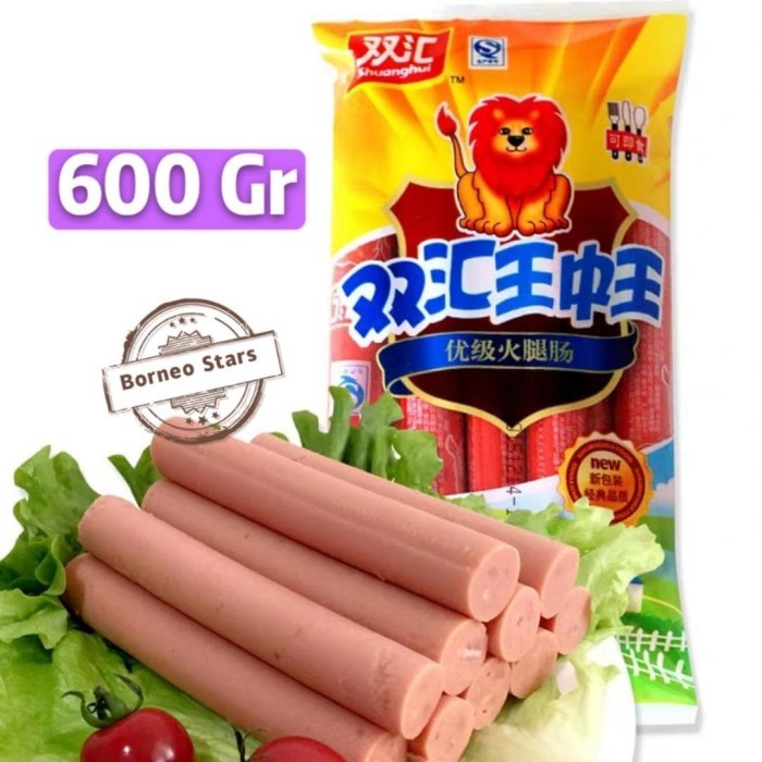 

Ready Sosis Pork Lion Wangzhong Wang Instant