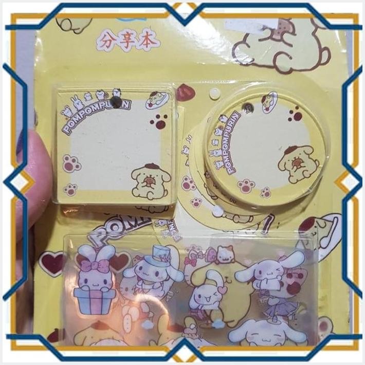 

[DOL] POMPURIN POSIT AND STICKER LUCU