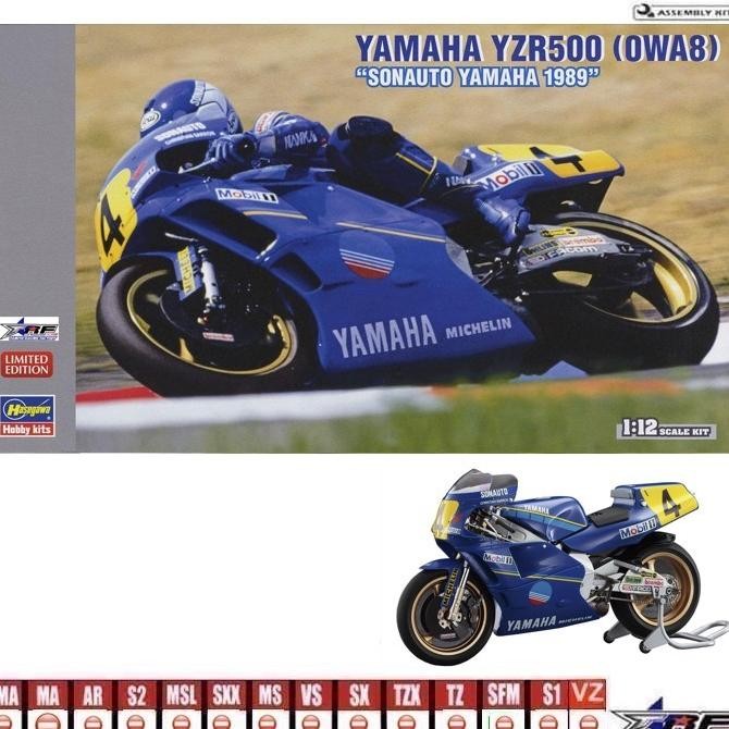 HASEGAWA 21709 YAMAHA YZR500 SONAUTO YAMAHA 1989