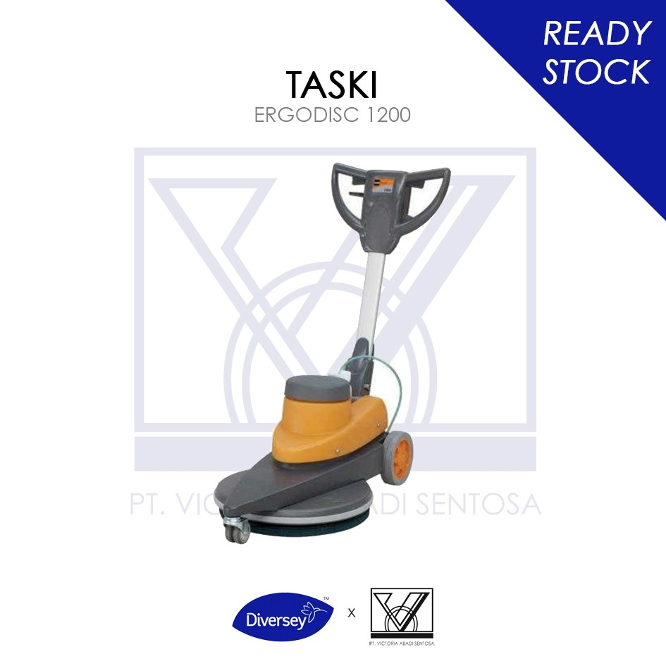TASKI Ergodisc 1200 - Mesin Poles Lantai dengan Kecepatan Tinggi dan HEPA Filter
