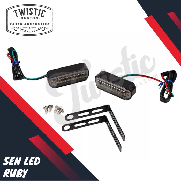 Lampu Sen Sein Led Ruby Motor Universal Custom Hvr
