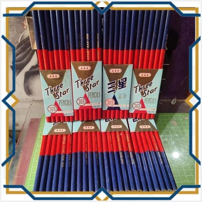 

[R28] PENSIL TUKANG MERAH BIRU 12PCS