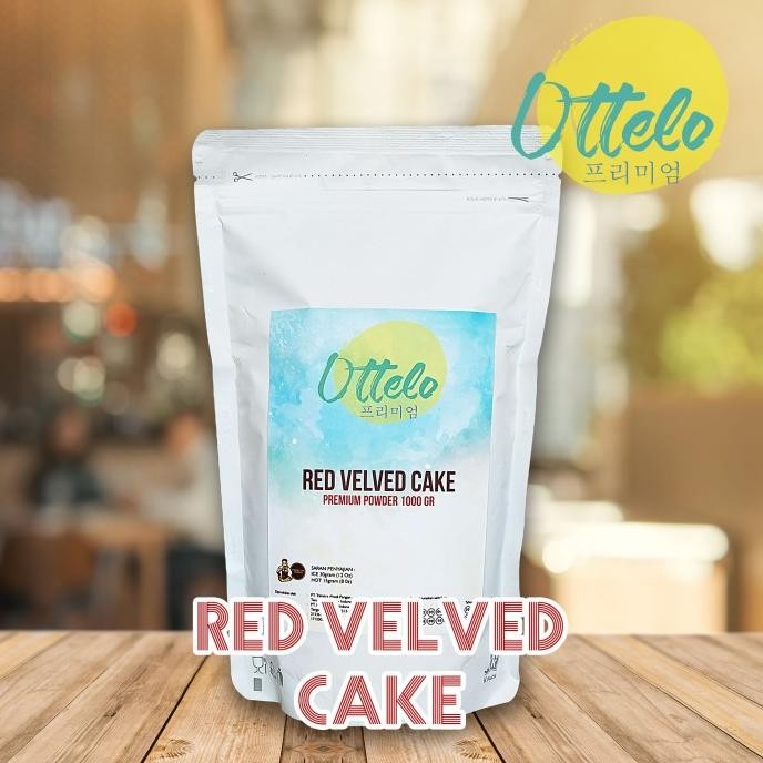 

BIG SALE POWDER RED VELVED CAKE 1000GR BUBUK MINUMAN PREMIUM MERK OTTELO !!!!!