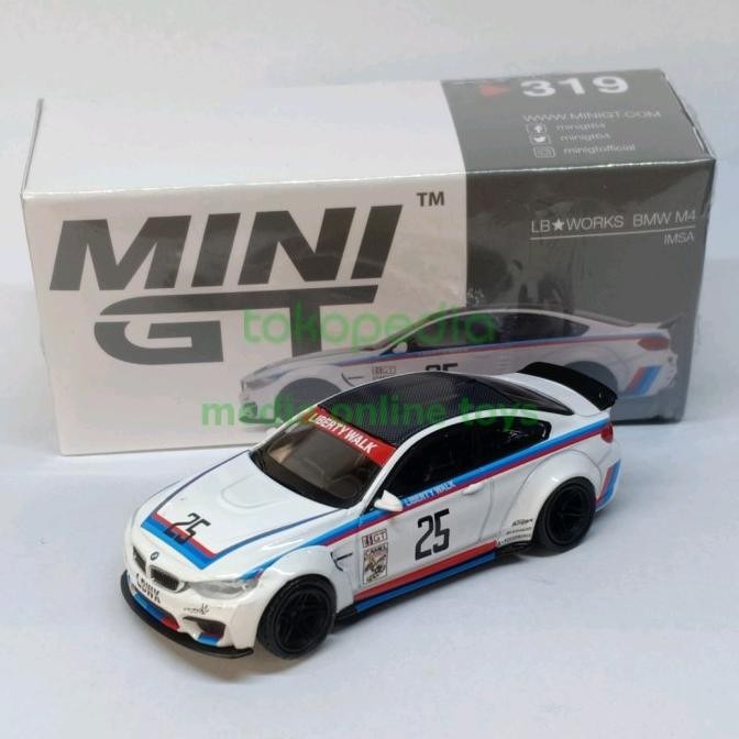 Diecast Koleksi Minigt Mobil BMW M4 LB Works Segel