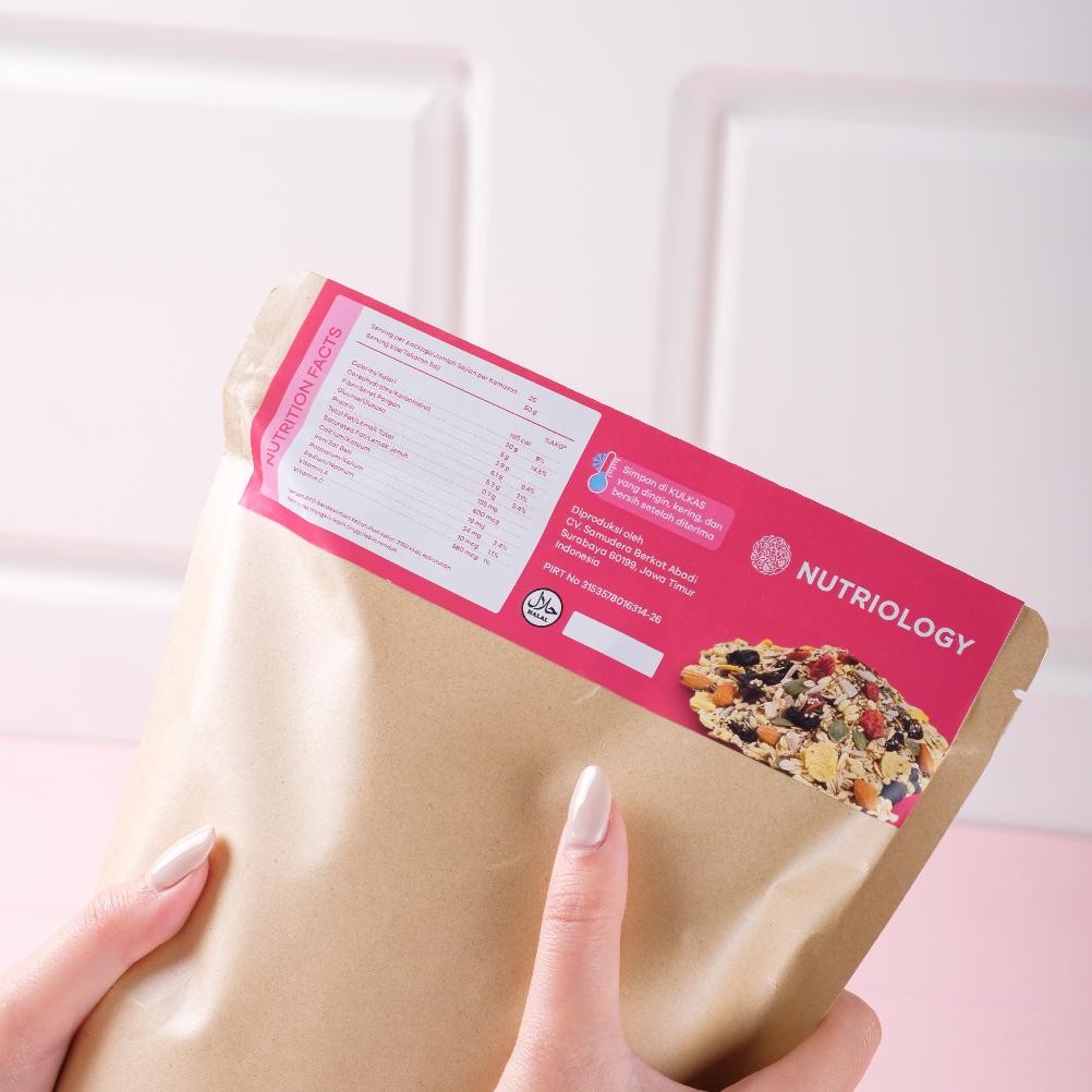 

COD Muesli Fruit seed Nutriology 500 gr Sereal Diet Sehat Sarapan Praktis Murah Bergizi Premium Alami Oatmeal la-92