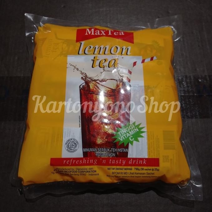 

TERBARU MAXTEA MAX TEA LEMON TEA PER PAK ISI !!!!!