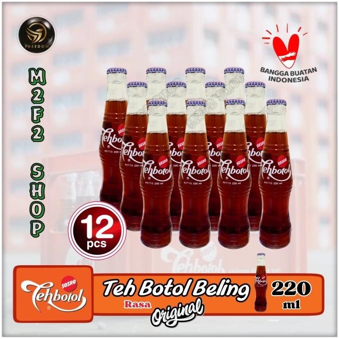 

NEW PRODUK TEH BOTOL SOSRO BELING KACA - 220 ML (HARGA 12 PCS) !!!!!