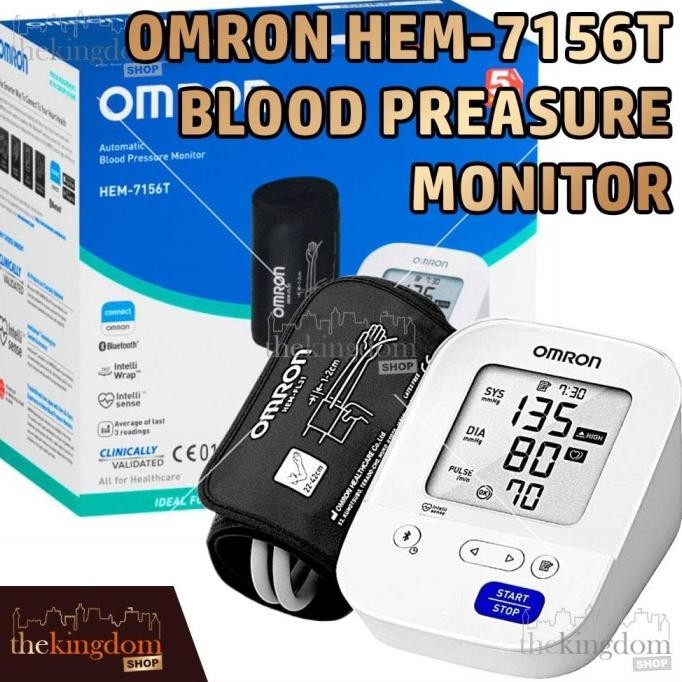 Omron HEM-7156T-A 7156A Blood Pressure 7156TA Tensi Tensimeter 7156 TA - HEM-7156T,Plastik