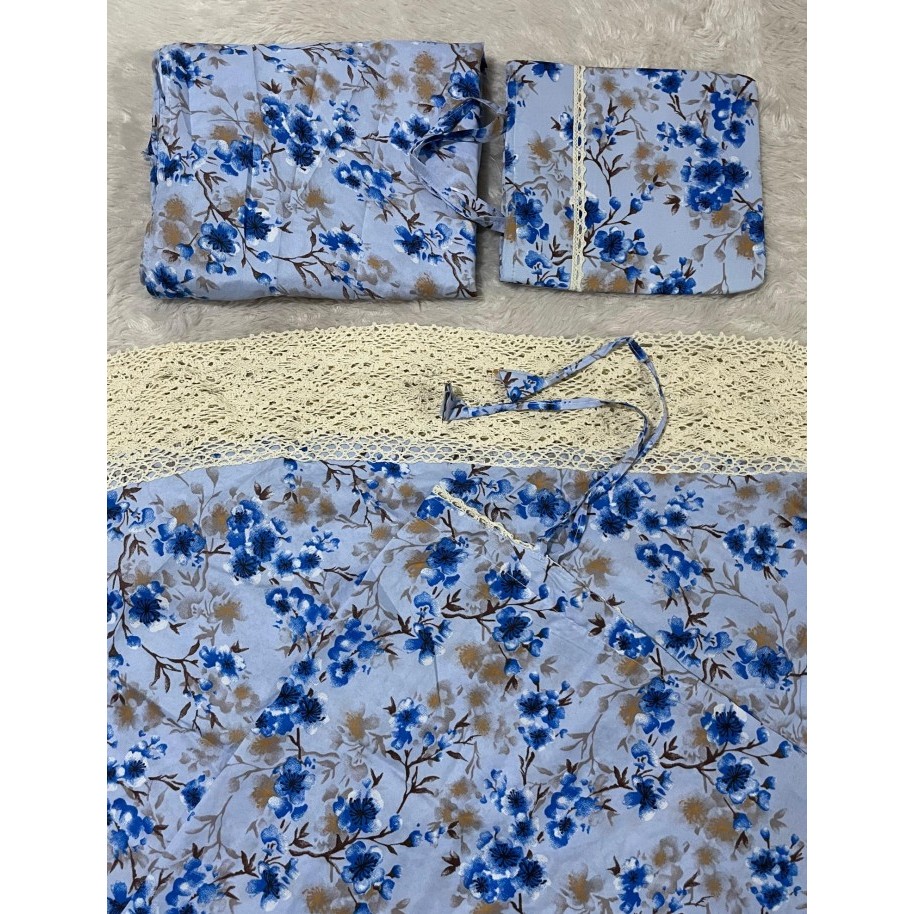 GRATIS ONGKIR perlengkapm sholat mukena dewasa katun jepang renda floren crem renda