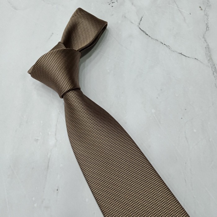 dasi coklat tua polos dasi coklat pria panjang berkualitas