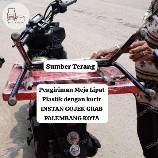 Meja Lipat Merah Meja Sembahyang Meja Lipat Plastik Meja Makan Plastik Store_Laicit