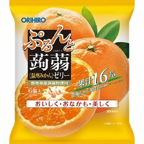 

[120gr] Orihiro Orange Konjac Jelly isi 6 Pcs - Jelly Rasa Jeruk