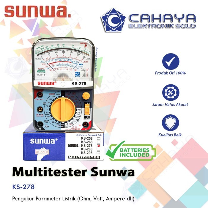 Multitester Multimeter Analog Winner 268 Otr