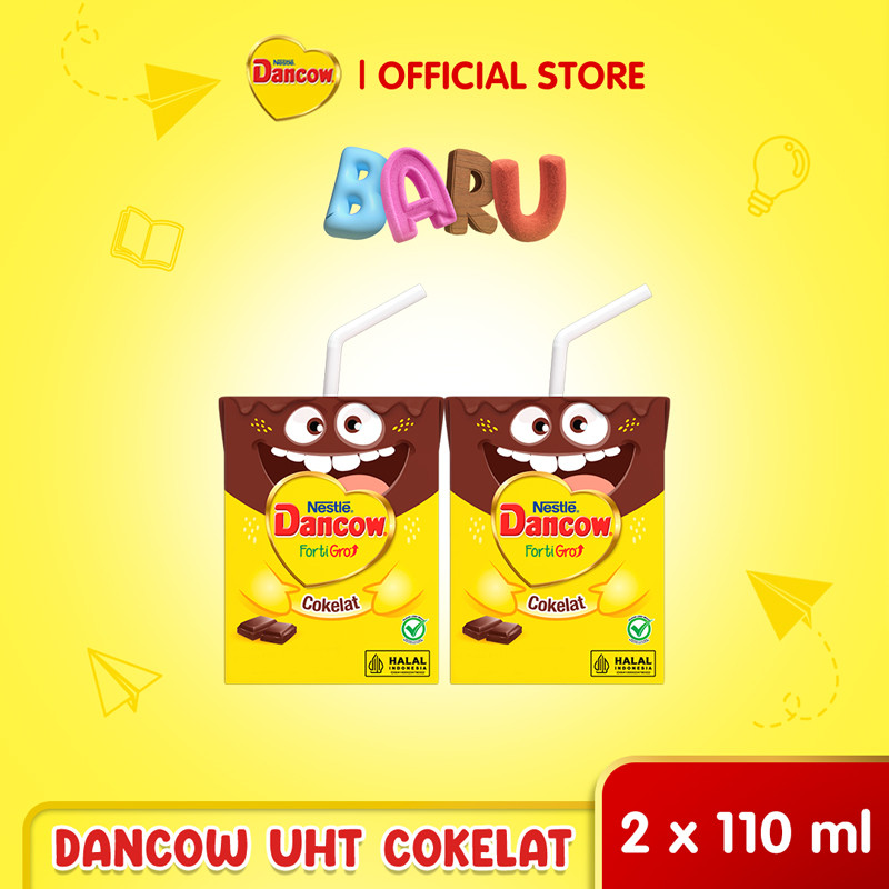 

DANCOW Fortigro Susu UHT Coklat Usia Sekolah 110ml x 2 pcs