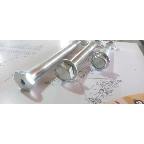 baut unitrack Suzuki TS125 IMITASI baut unitrack TS125 baut bonggol unitrack Suzuki TS125 baut link 