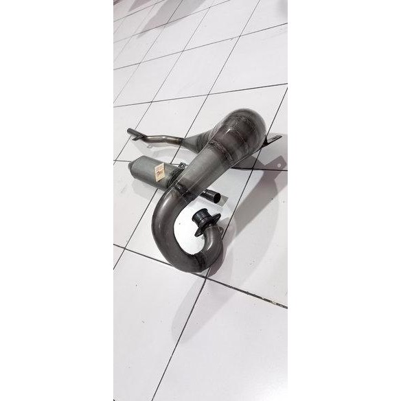 knalpot Suzuki TS125 racing knalpot racing TS 125 ukuran lambung besar