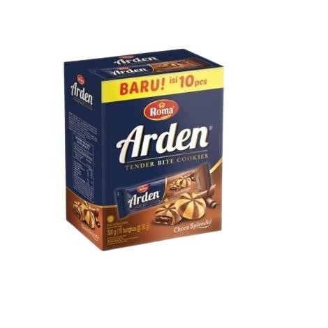 

Roma Arden Biskuit Tender Bite Cookies Isi Krim Coklat 300 Gr 1 Box